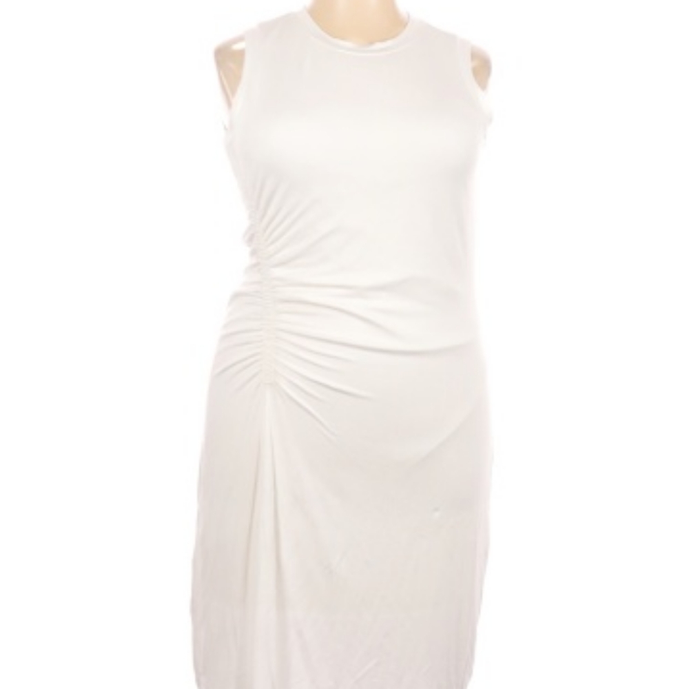 Women's White Plus Size Dress